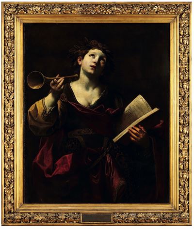 Musa Clio (Allegoria della Storia), olio su tela
