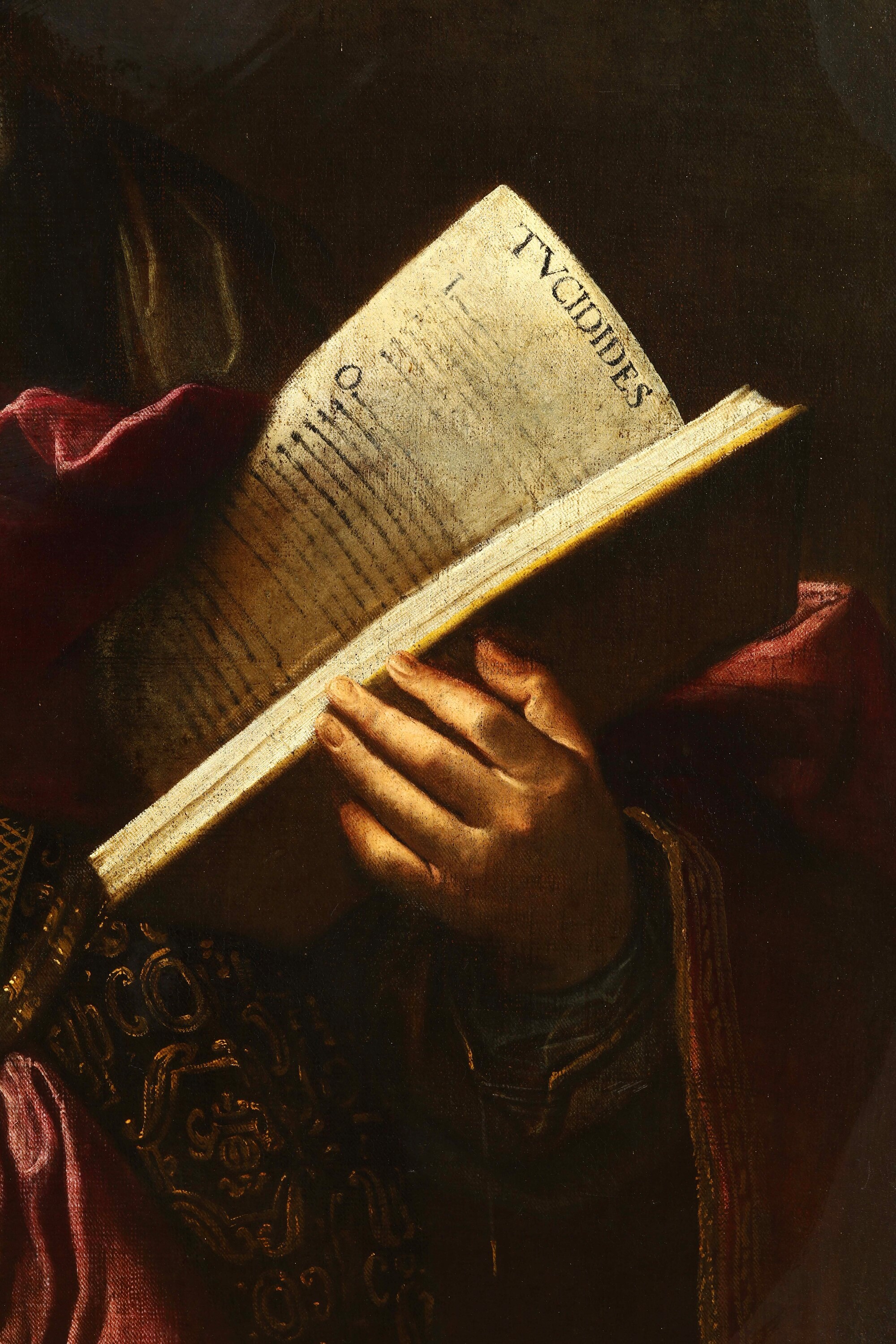 Alessandro Tiarini - Musa Clio (Allegoria della Storia), olio su tela