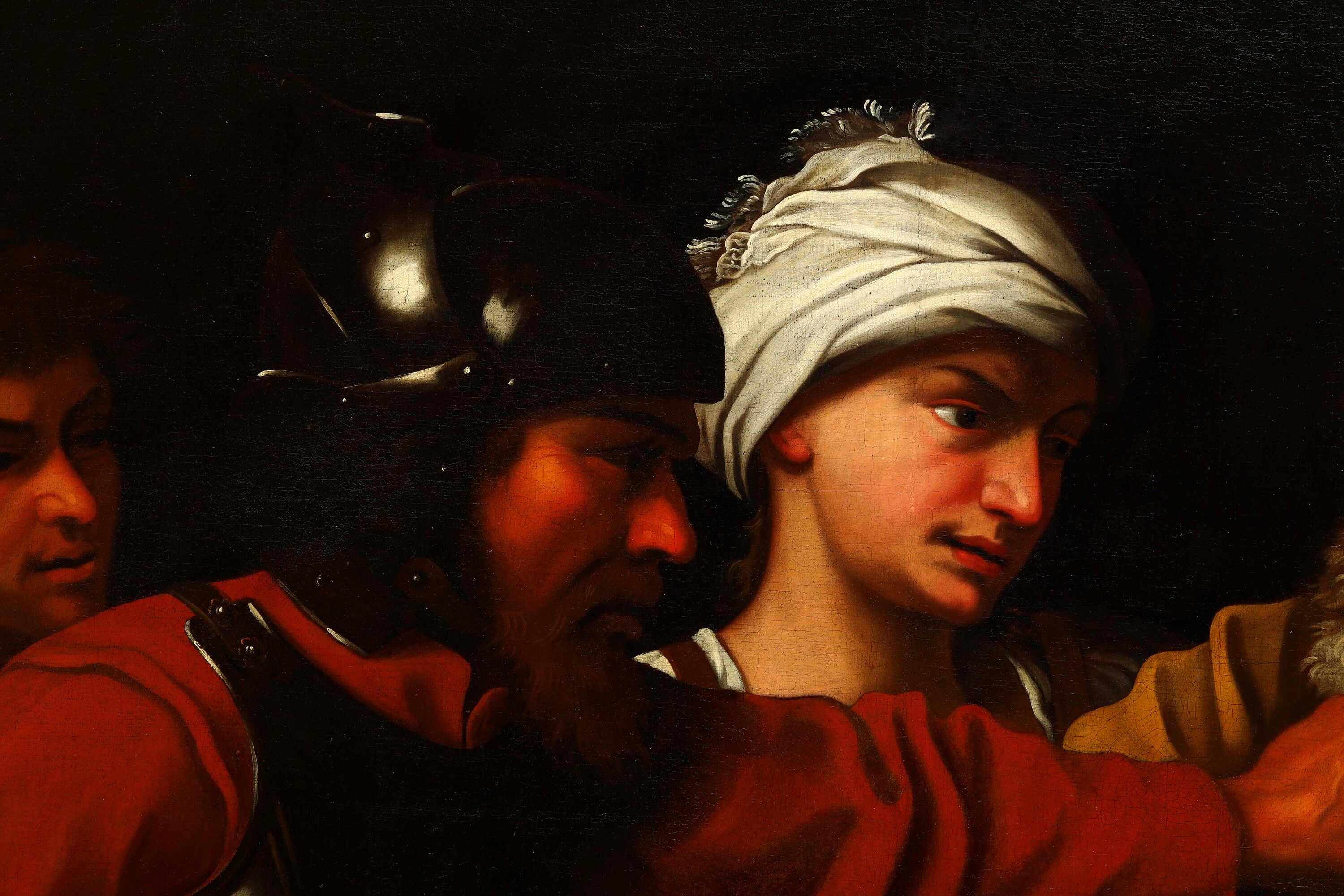 Bartolomeo Manfredi - Negazione di Pietro, olio su tela