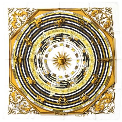 Hermès, Foulard "dies Et Hore"