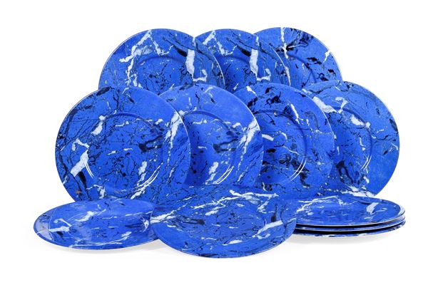 Dodici sottopiatti Este, seconda metà del XX secolo 