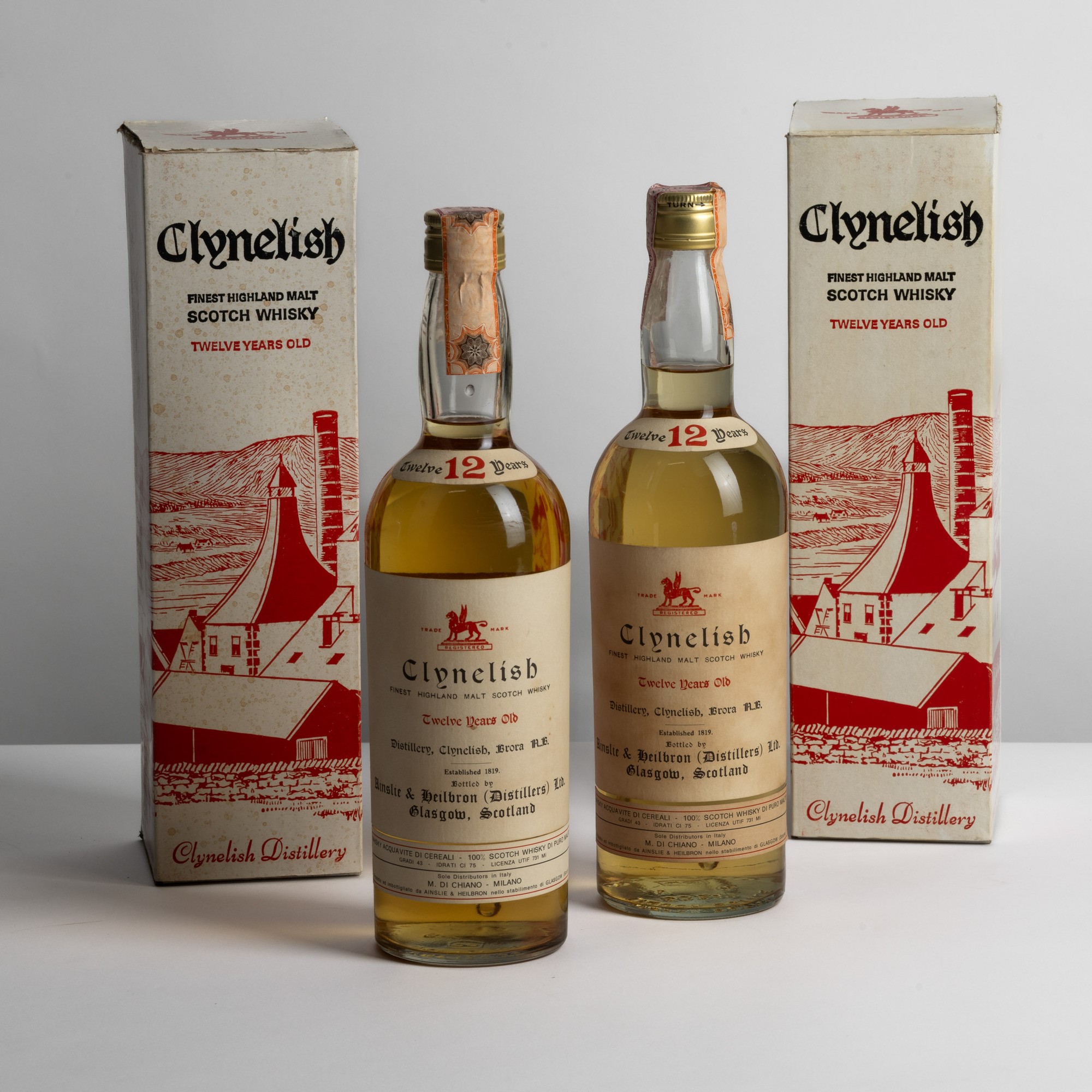 Clynelish, 12 Years Ainslie & Heilbron, Malt Scotch Whisky (1Bt, 75cl, 43% Vol)