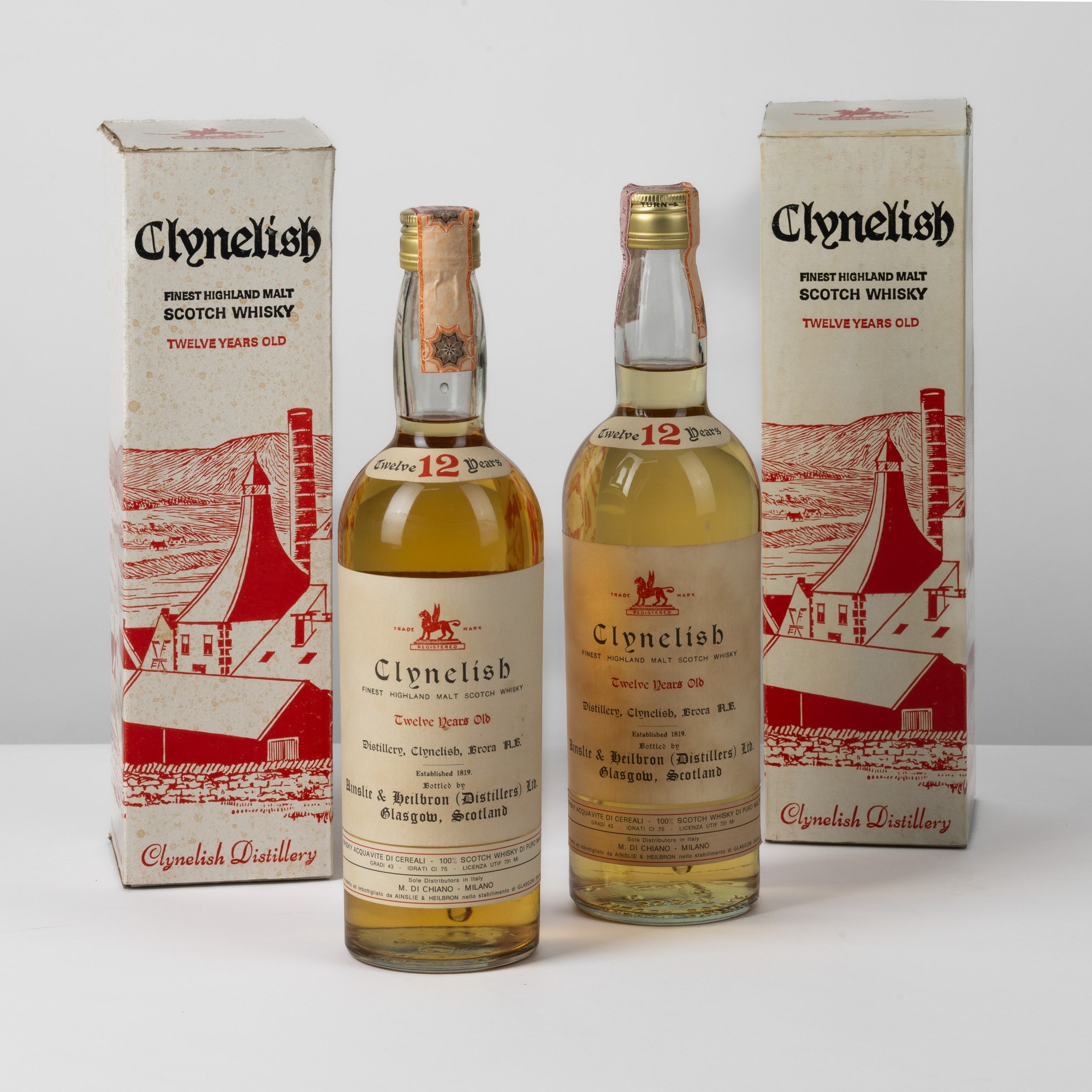 Clynelish, 12 Years Ainslie & Heilbron, Malt Scotch Whisky (1Bt, 75cl, 43% Vol)