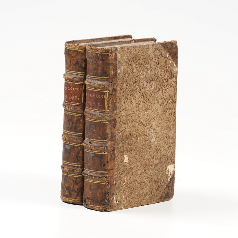 Boccaccio, Giovanni, Del Decamerone, Volumi primo e secondo, Amsterdam, 1718