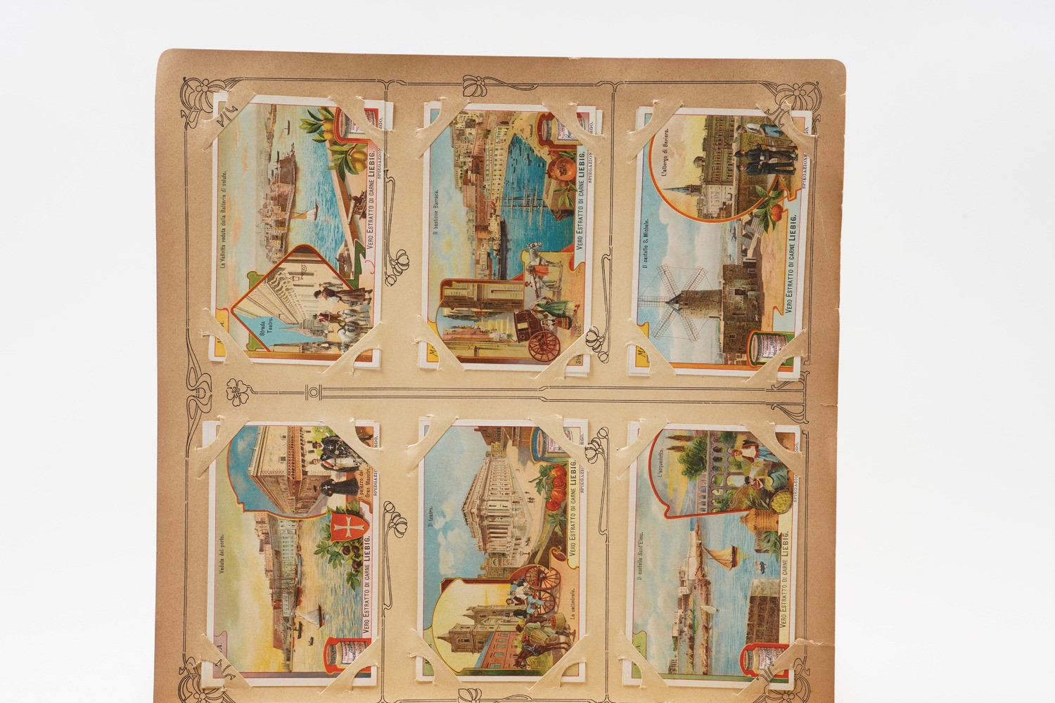 Album di figurine Liebig, in-quarto oblungo