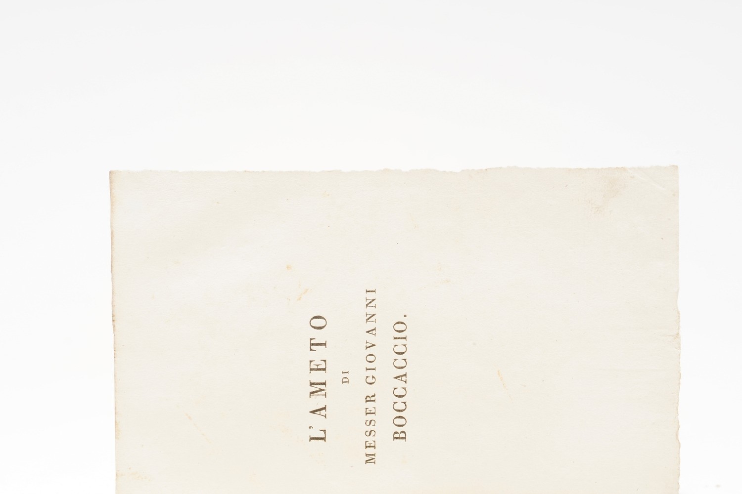 Miscellanea di opere letterarie italiane del XVIII e XIX secolo