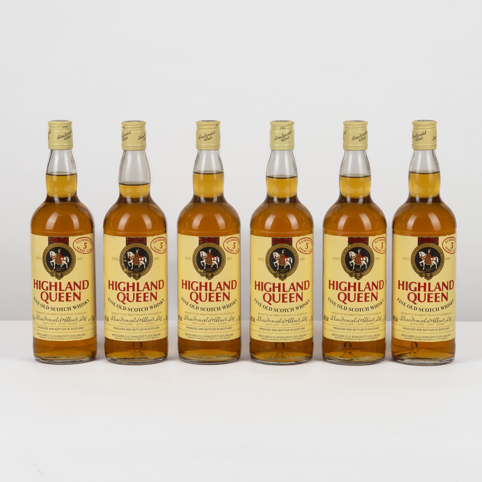 Highland Queen, Scotch Whisky 5 Years, 40% Vol. (12 Bottiglie da 75cl)