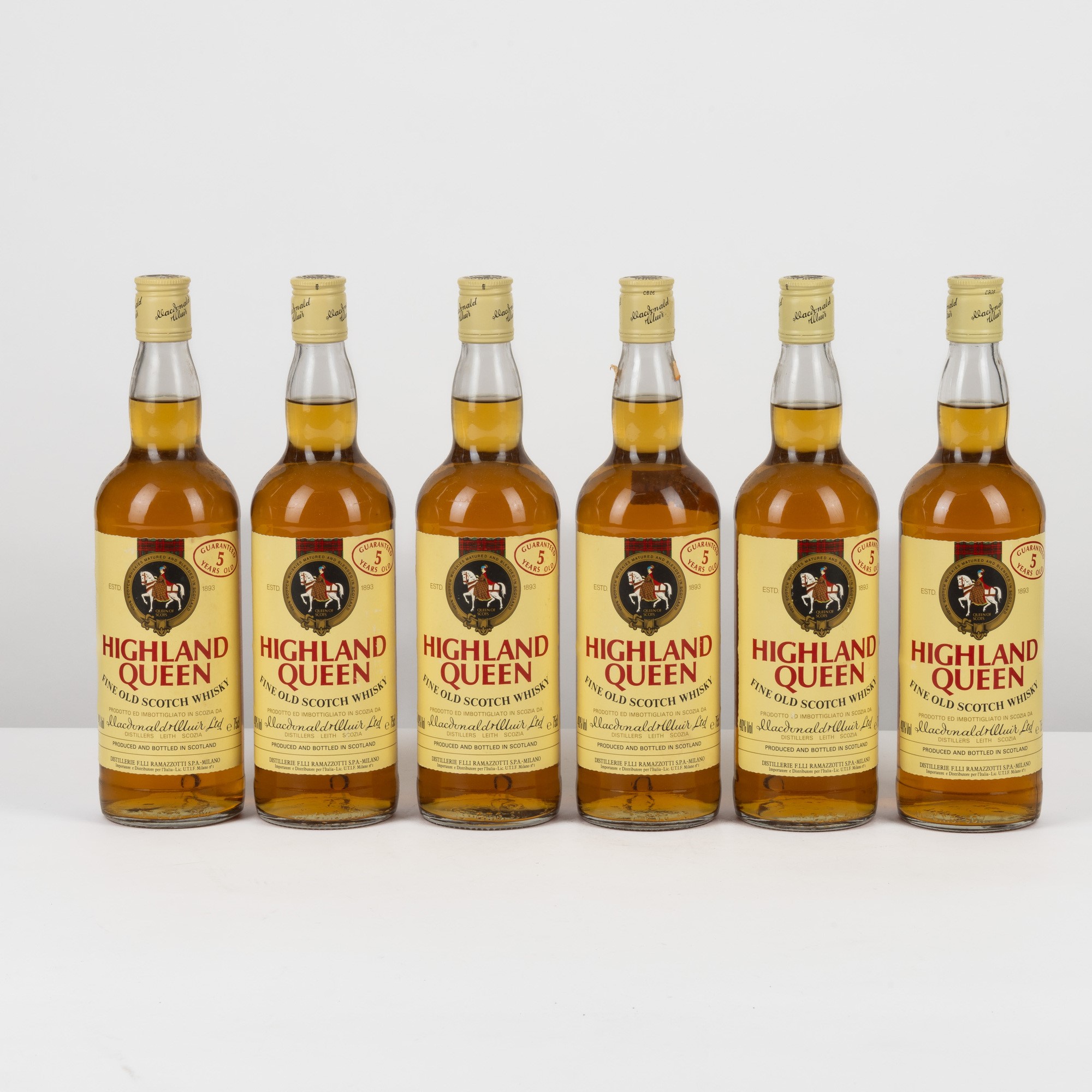 Highland Queen, Scotch Whisky 5 Years, 40% Vol. (12 Bottiglie da 75cl)