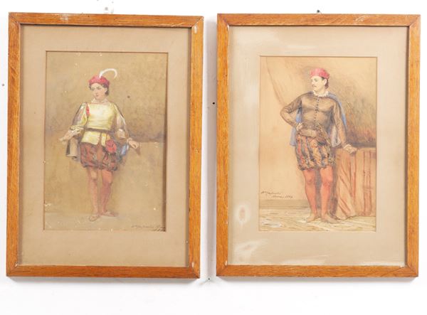 Due figure in costume