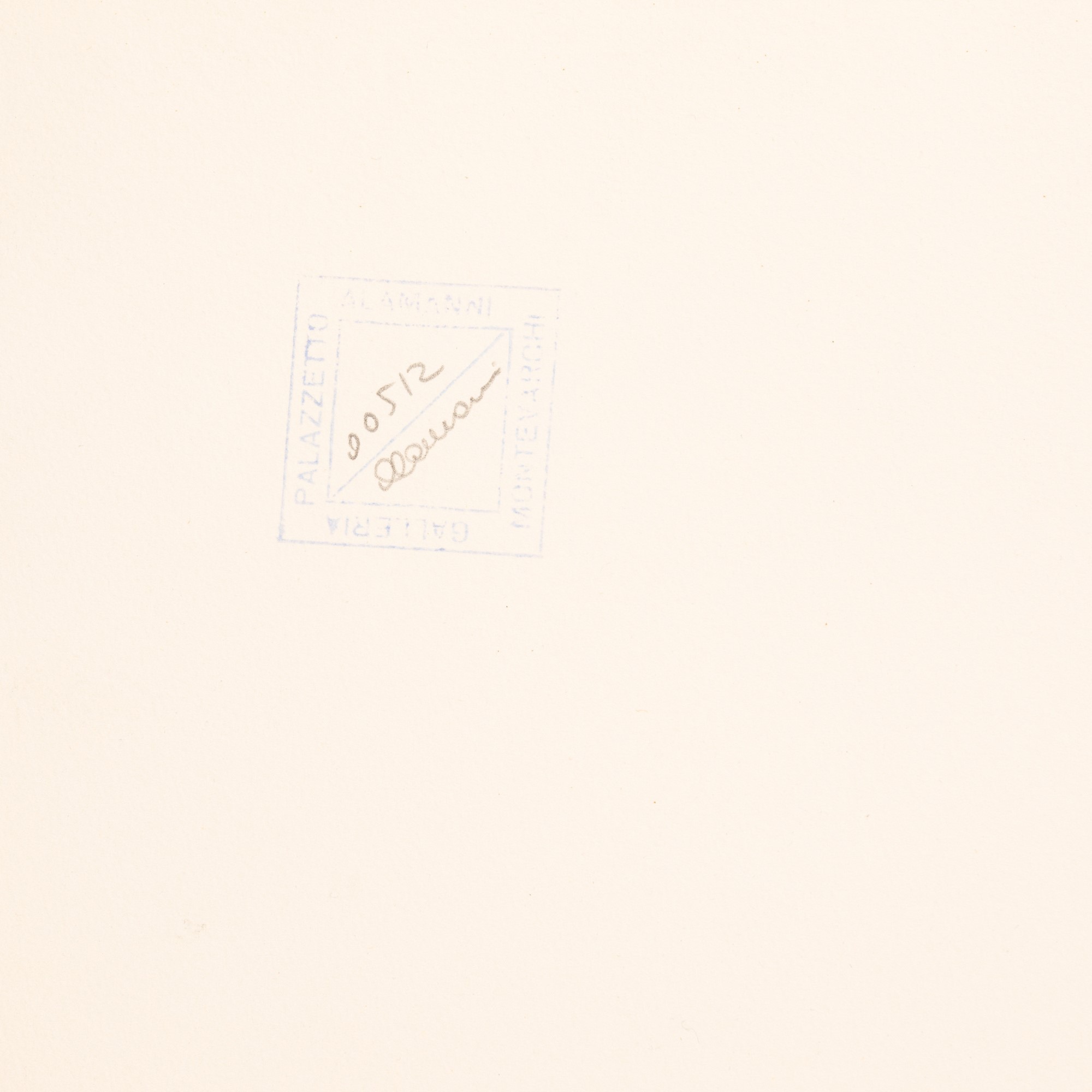 Renzo Vespignani - Senza titolo, acquaforte, 1959