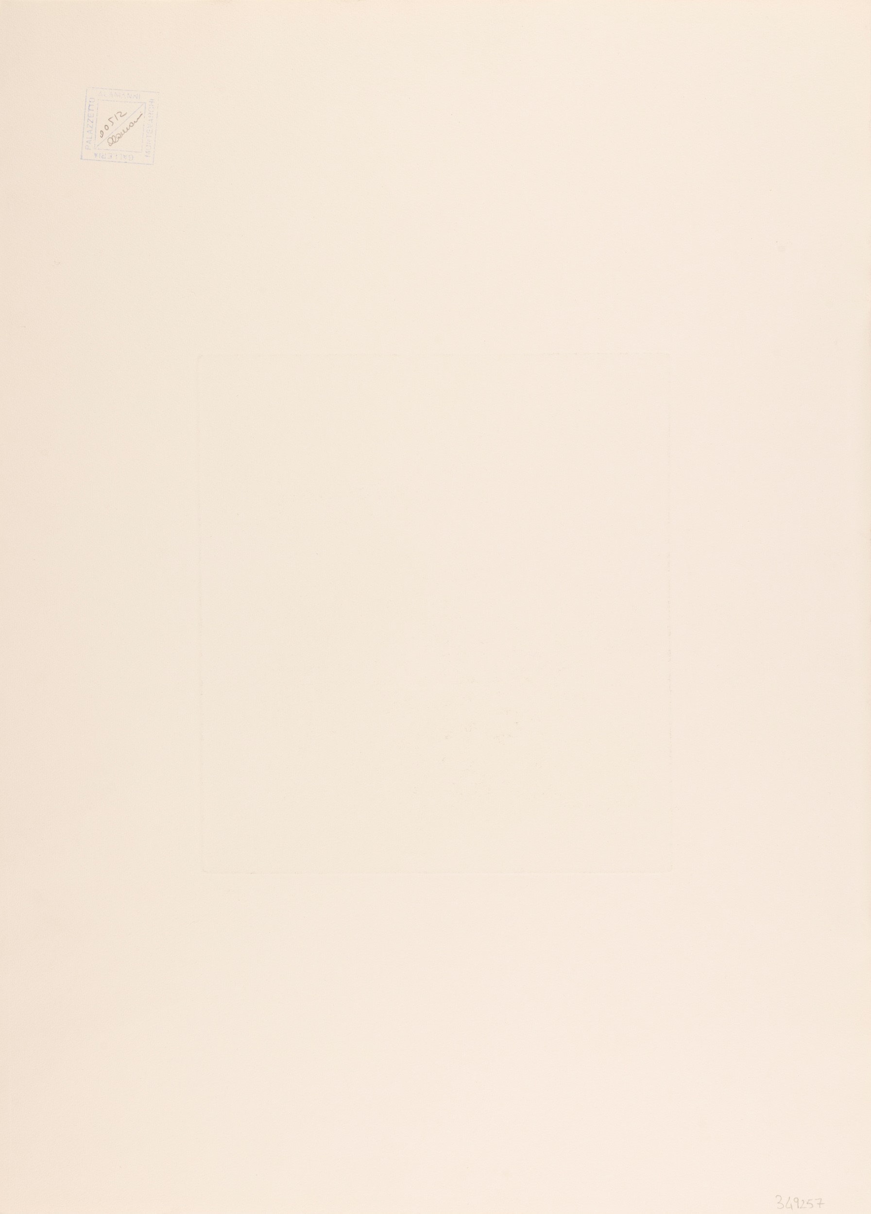 Renzo Vespignani - Senza titolo, acquaforte, 1959