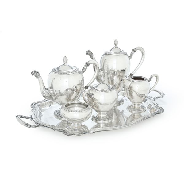 Servizio da te e caffè. Industra Peruana Plata Esterlina Camusso