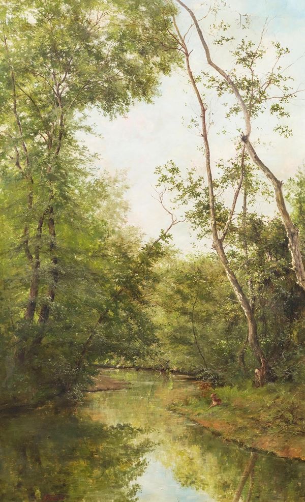 Fortunio (XIX-XX secolo) Paesaggio lacustre
