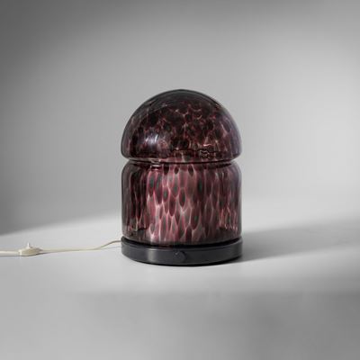 Lampada da tavolo della serie Glicine, vetro di Murano