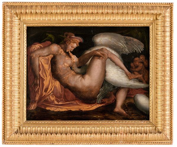 Daniele Ricciarelli detto Daniele da Volterra - Leda e il Cigno