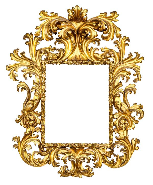 Cornice di gusto barocco. Italia XVIII secolo
