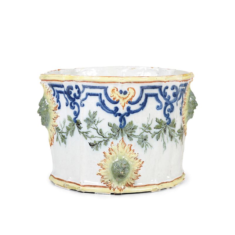 Grande portavaso Savona, 1890-1910