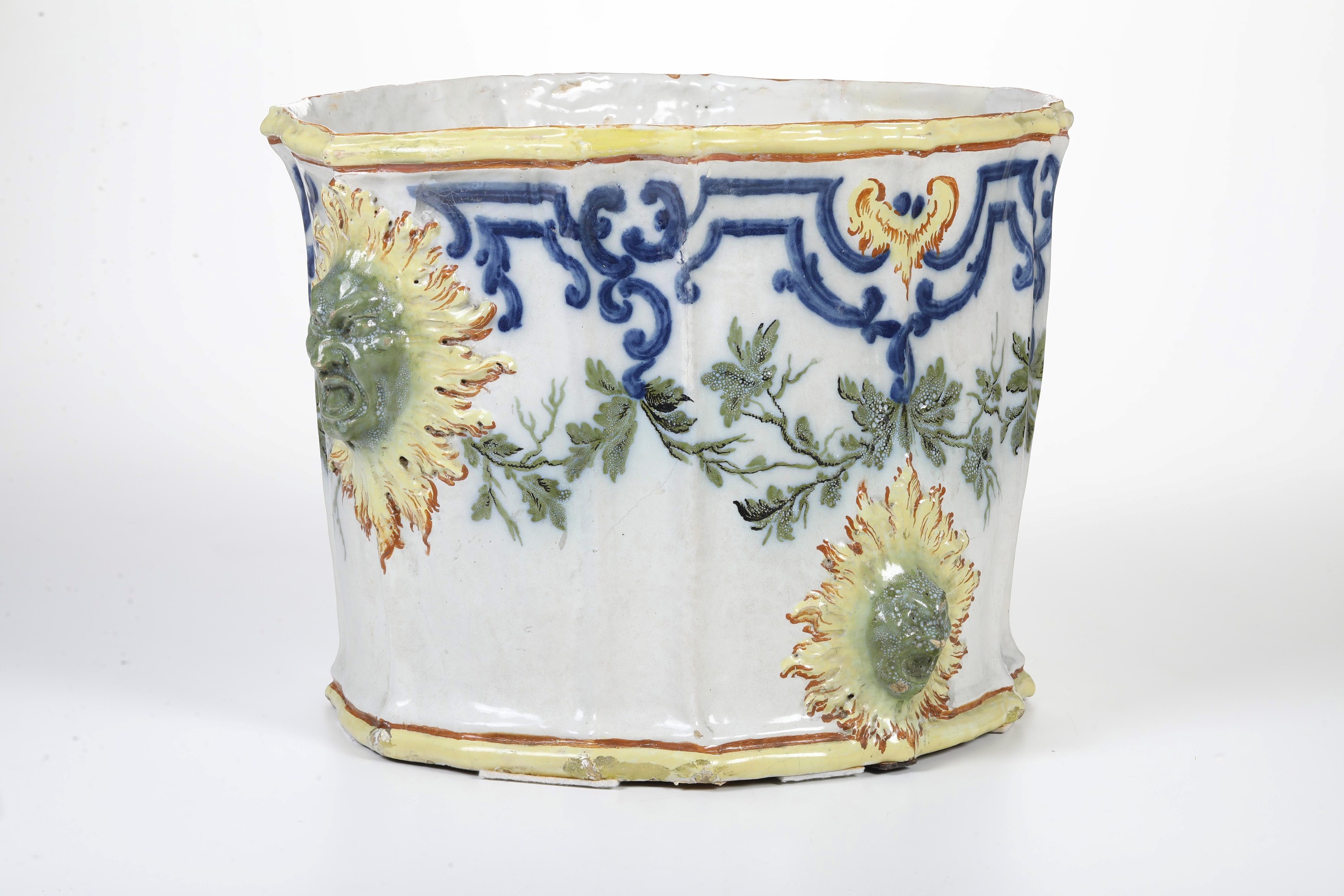 Grande portavaso Savona, 1890-1910