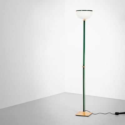 Lampada da terra modello Tolboi, Ottone e vetro di Murano, 1992