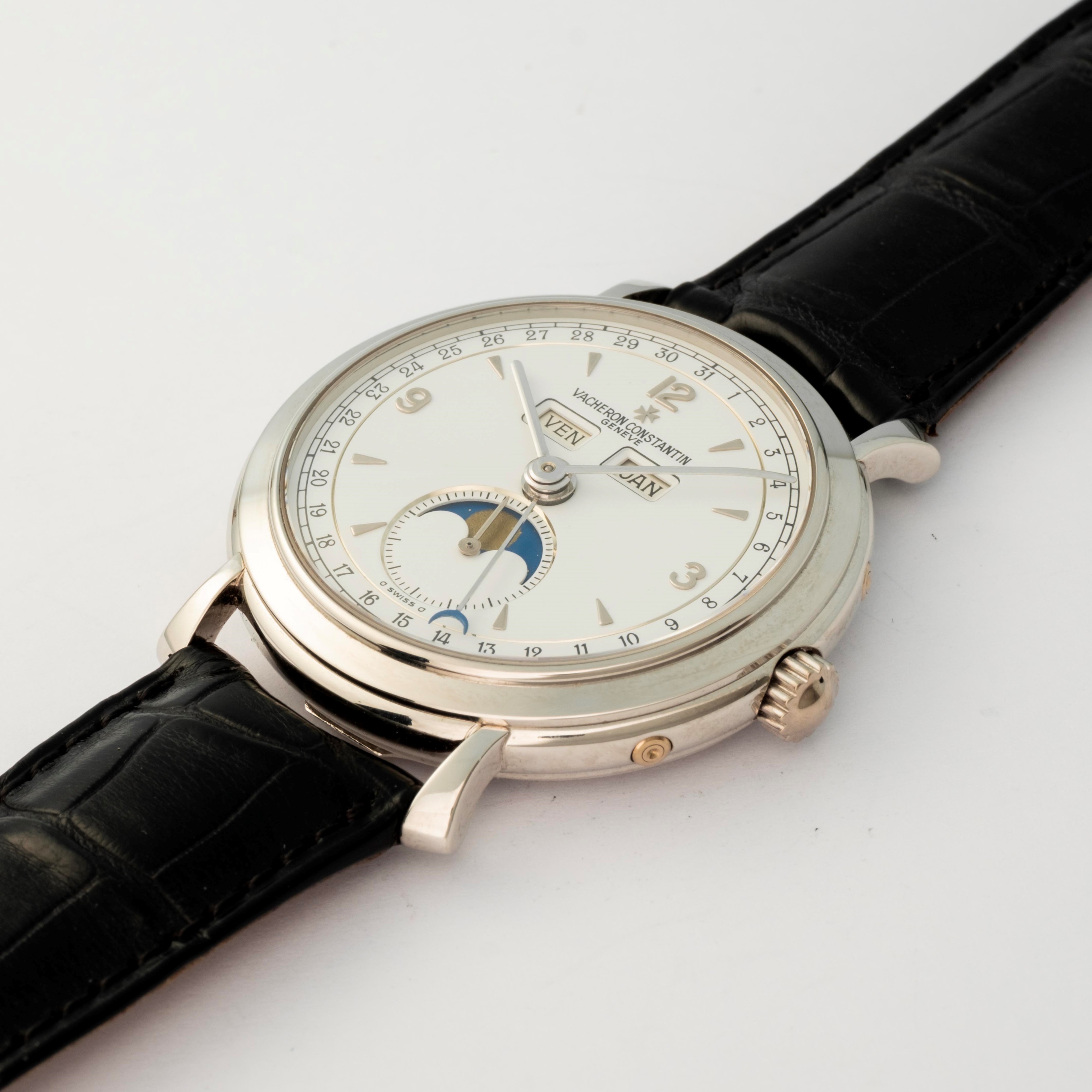 Vacheron & Constantin - Historiques Triplo Calendario Annuale con Fasi Lunari, circa 1990, Platin...