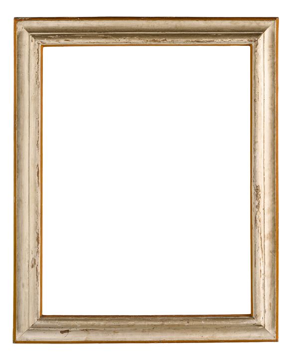 Grande cornice laccata e sagomata, Italia XVIII secolo