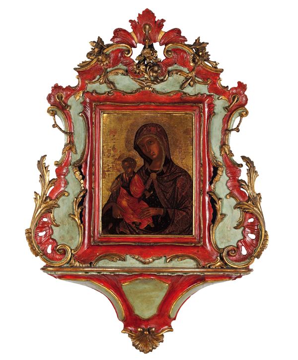 Scuola veneto-cretese del XVI secolo Madonna con Bambino