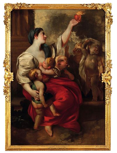 Allegoria della Carità, olio su tela