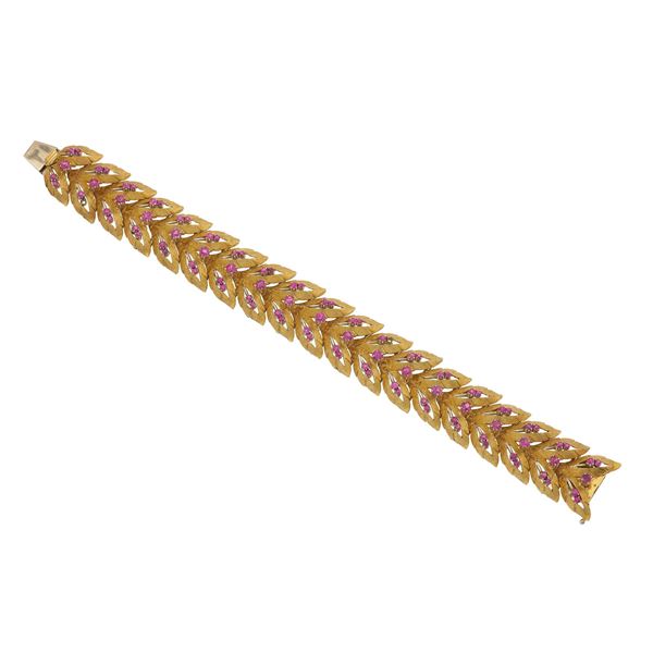 Bracciale con piccoli rubini