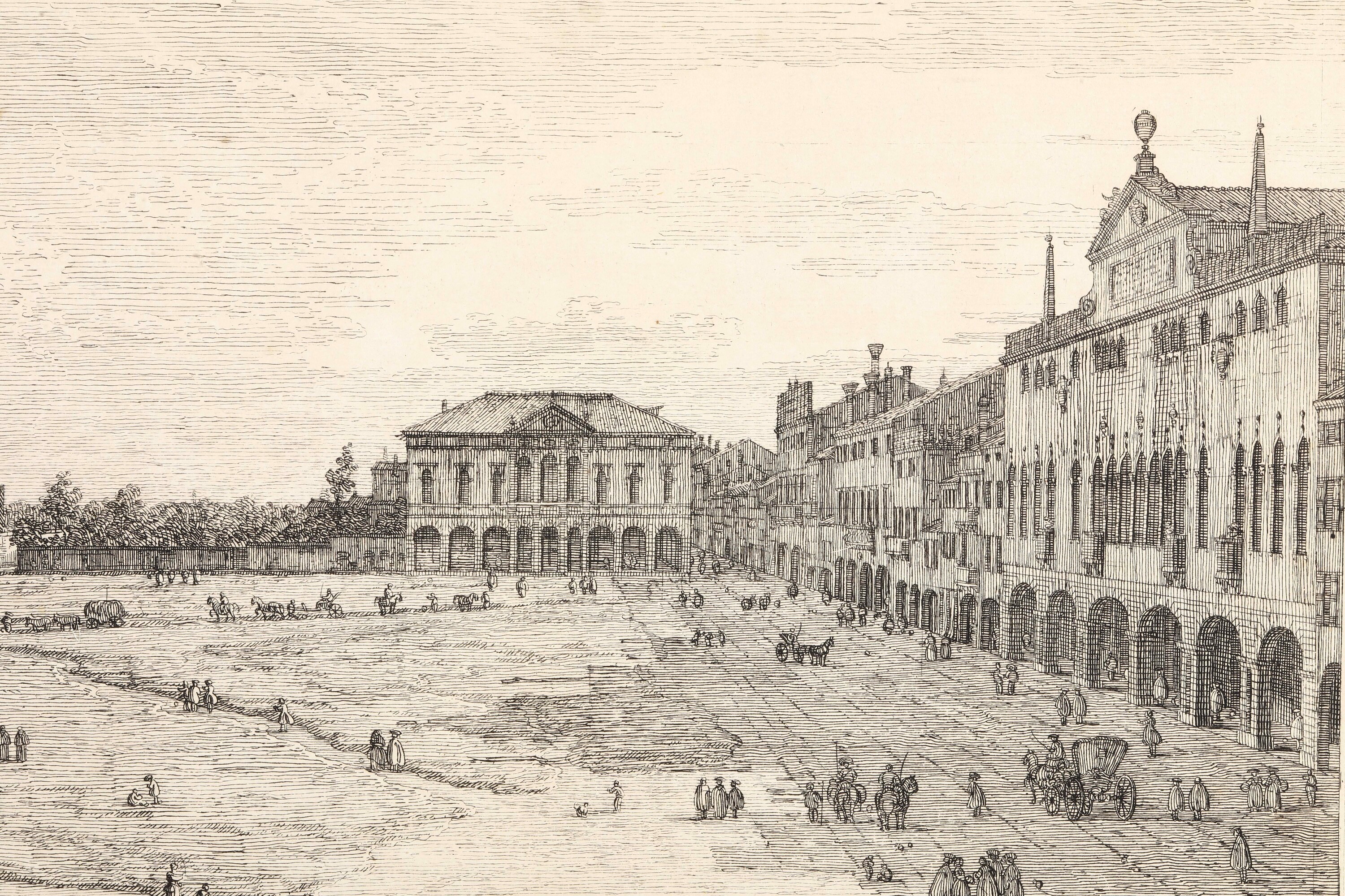 Straordinario esemplare in tiratura pre-editoriale. Antonio Canal detto il Canaletto (1697-1768) ...