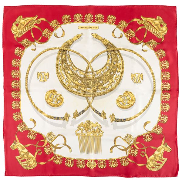 Hermès, Foulard “Les Cavaliers d’Or”