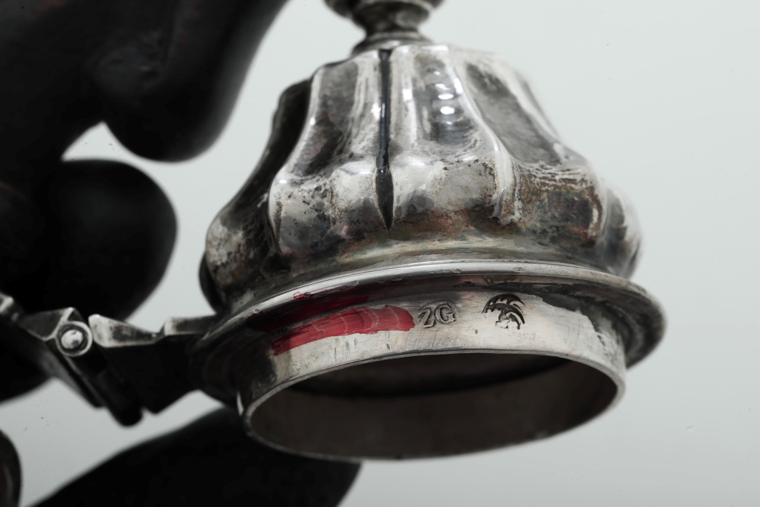 Caffettiera. Veneto, XVIII Secolo. Marchio Dell'argentiere Zg Entro Riserva Ovale Documentato ma ...