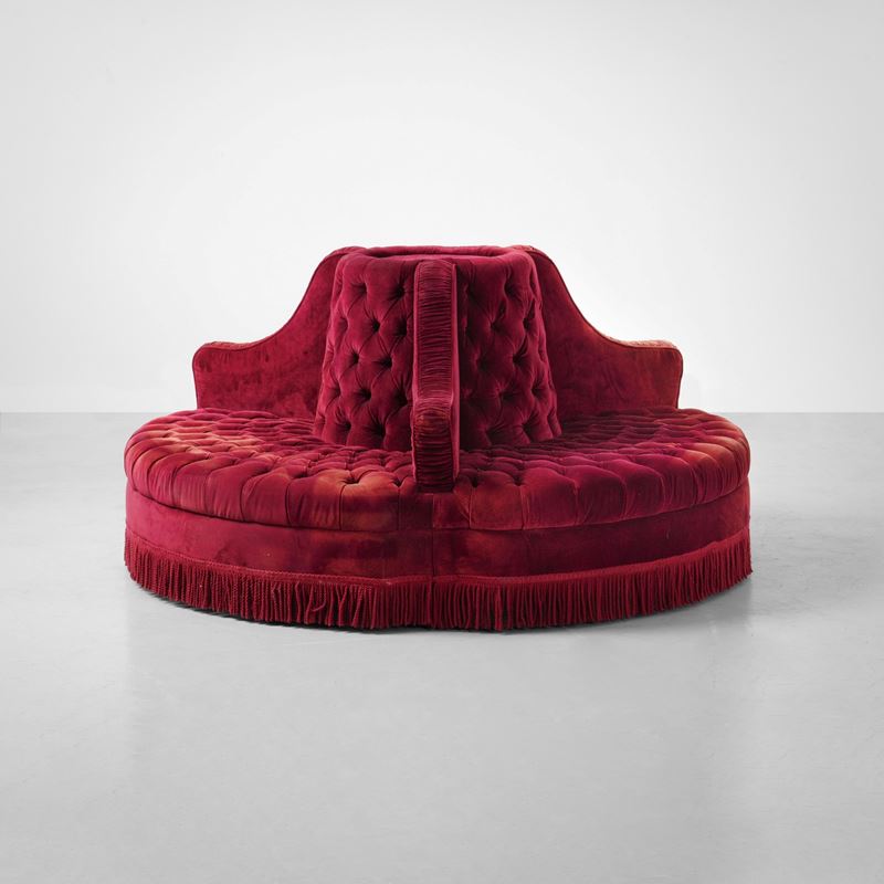 Divano circolare  - Asta Design Lab - Cambi Casa d'Aste