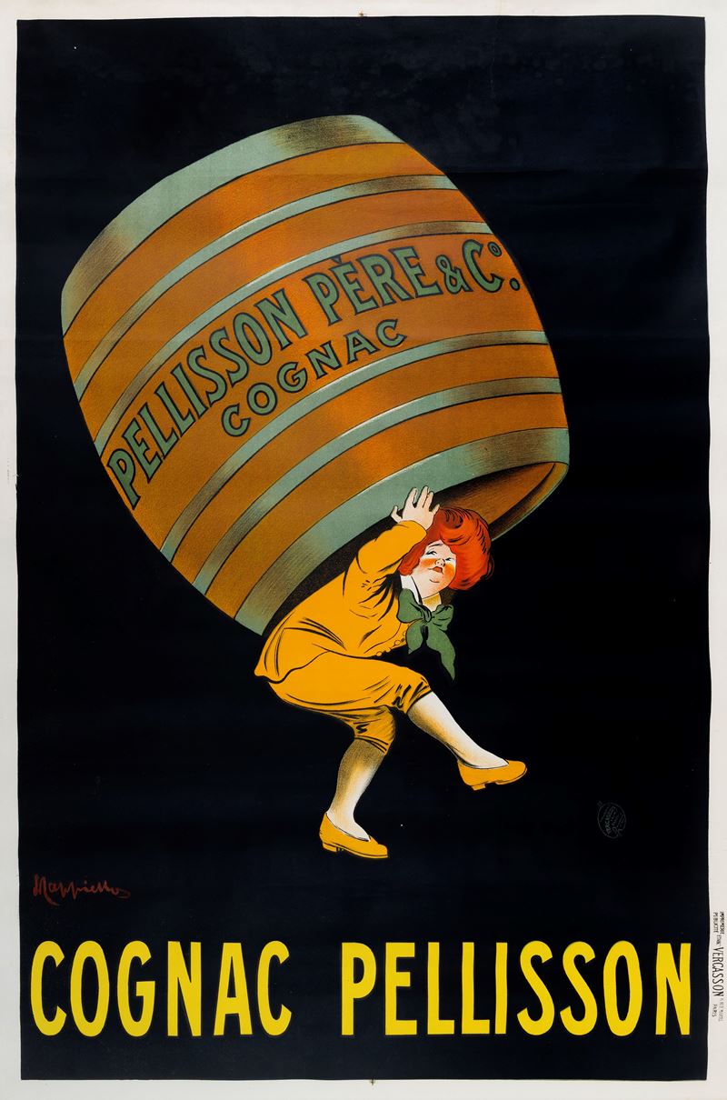Leonetto Cappiello : Cognac Pellisson  - Auction Vintage Posters and Collectibles - Cambi Casa d'Aste