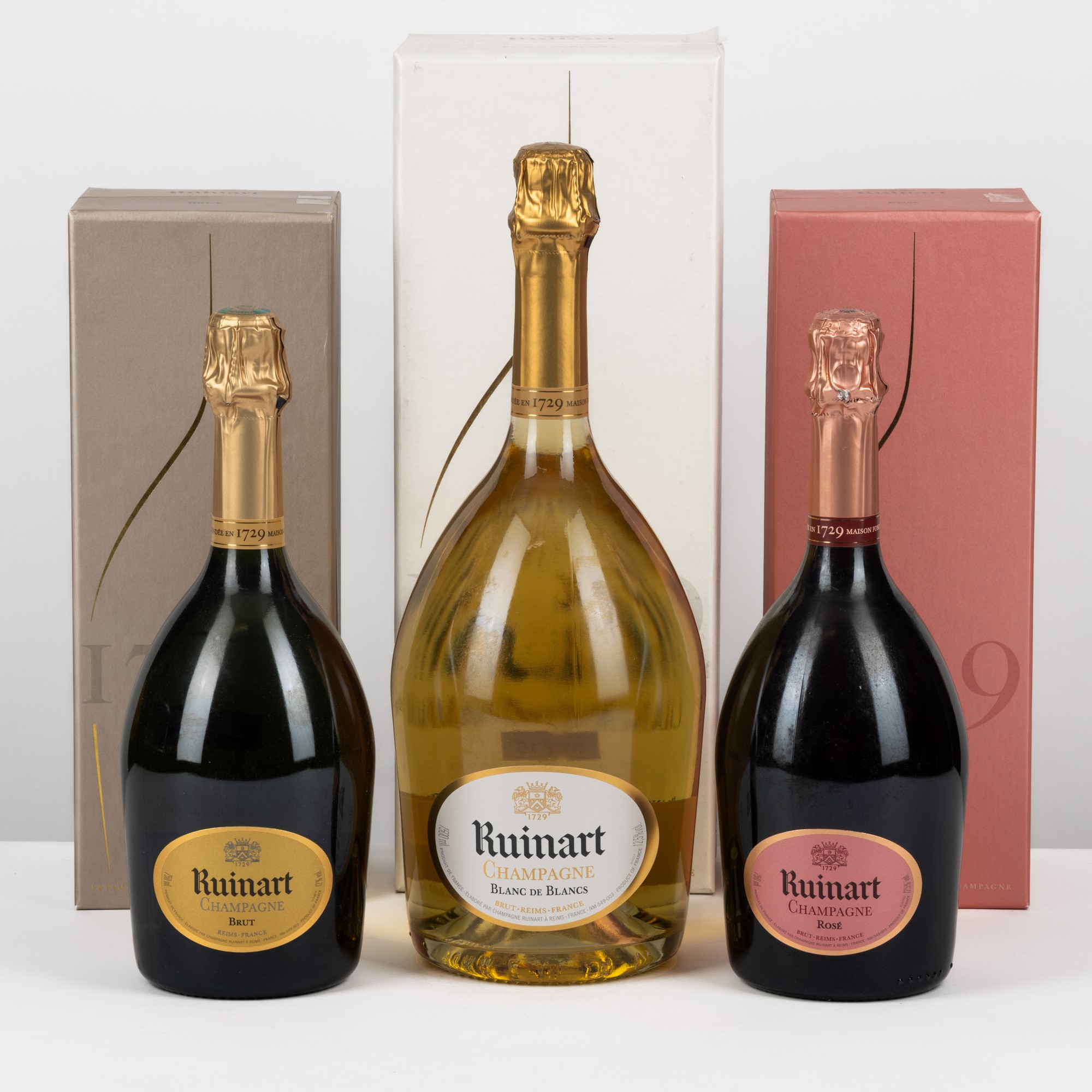 Ruinart, Selezione di Champagne (Brut, Rosé, Blanc De Blancs)