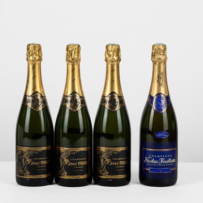 Nicolas Feuillatte & Josè Marc, Selezione di Champagne (4 bottiglie)