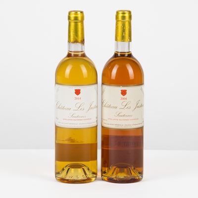 Chateau Les Justices, Sauternes 2014 e 2004, 2 bottiglie