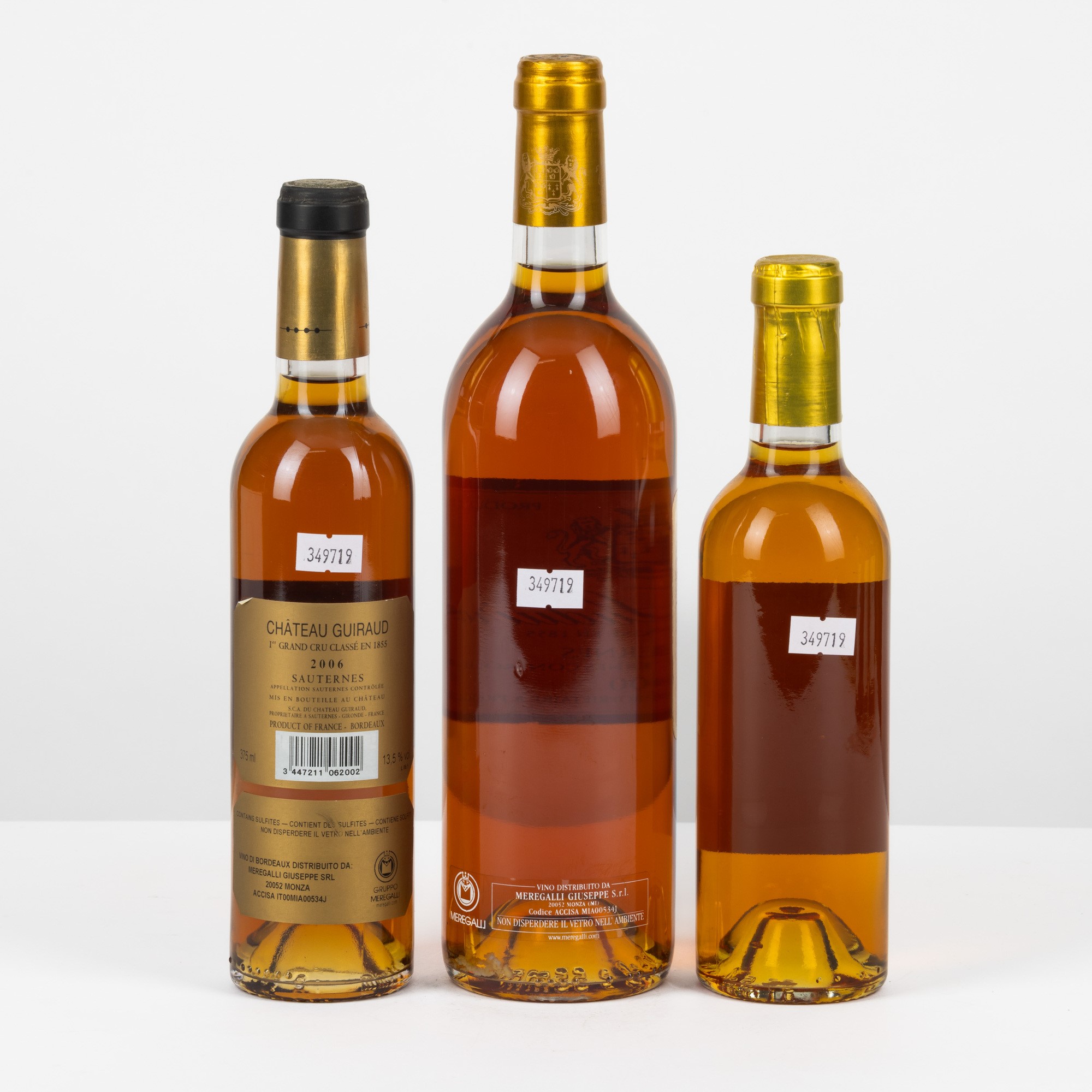 Domaine De Carbonnieu, Sauternes Selezione 2011, 37,5cl; Chateau Suduiraut, Sauternes 2000, 75cl;...
