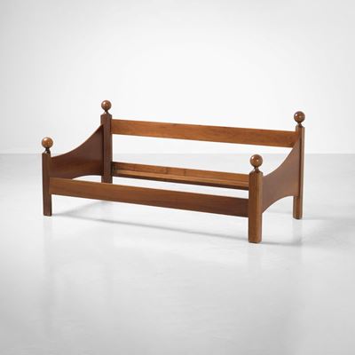 Daybed mod. L4, legno, Italia, circa 1960