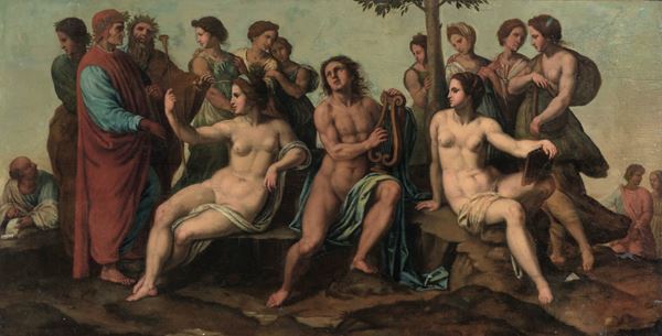 Scuola romana del XVI secolo Parnaso