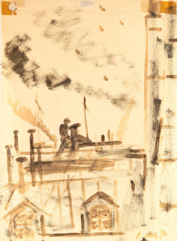 Filippo De Pisis - Cielo di Milano