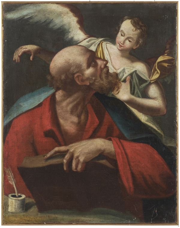Scuola del XVIII secolo San Matteo e l'Angelo