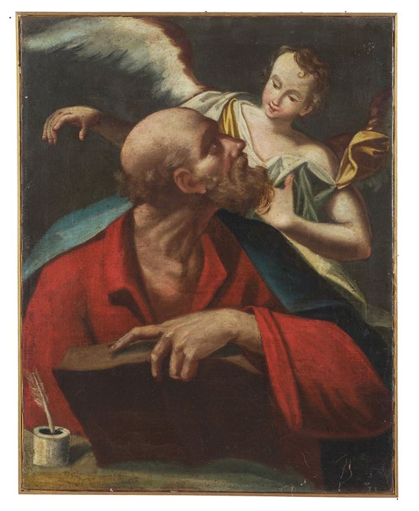 Scuola del XVIII secolo San Matteo e l'Angelo