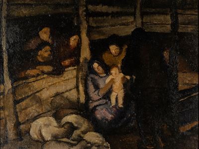 Natività, olio su tavola, 1924