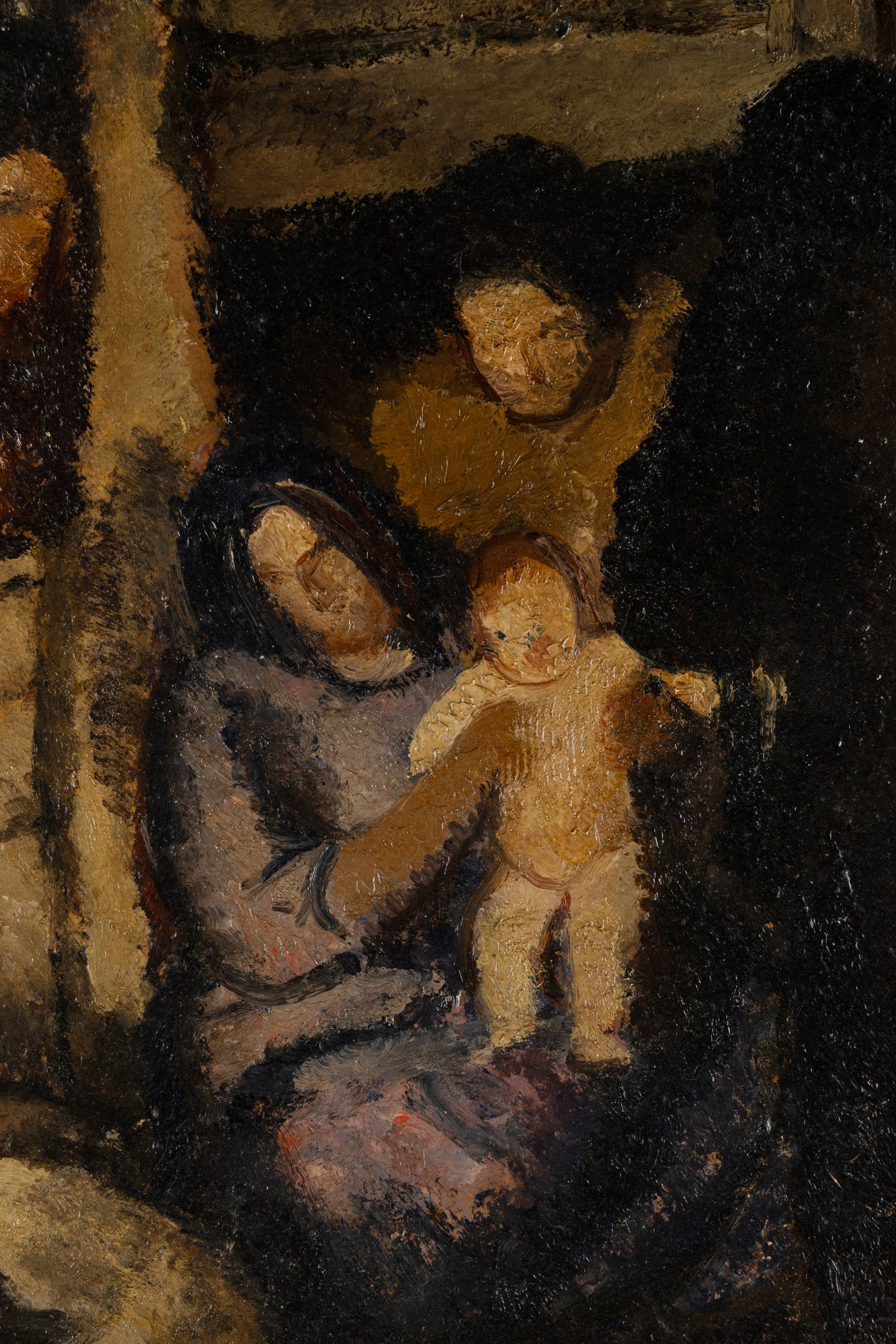 Felice Carena - Natività, olio su tavola, 1924