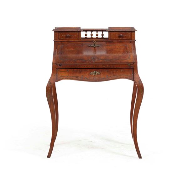 Ribalta in legno lastronato. XX secolo