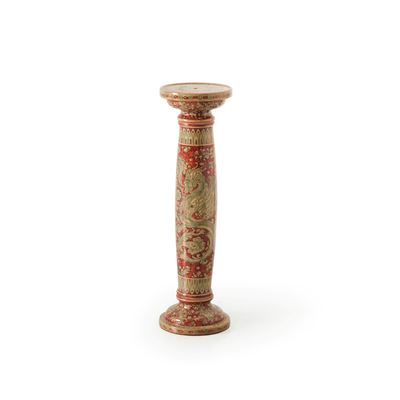 Colonna in ceramica dipinta, Italia, XX secolo