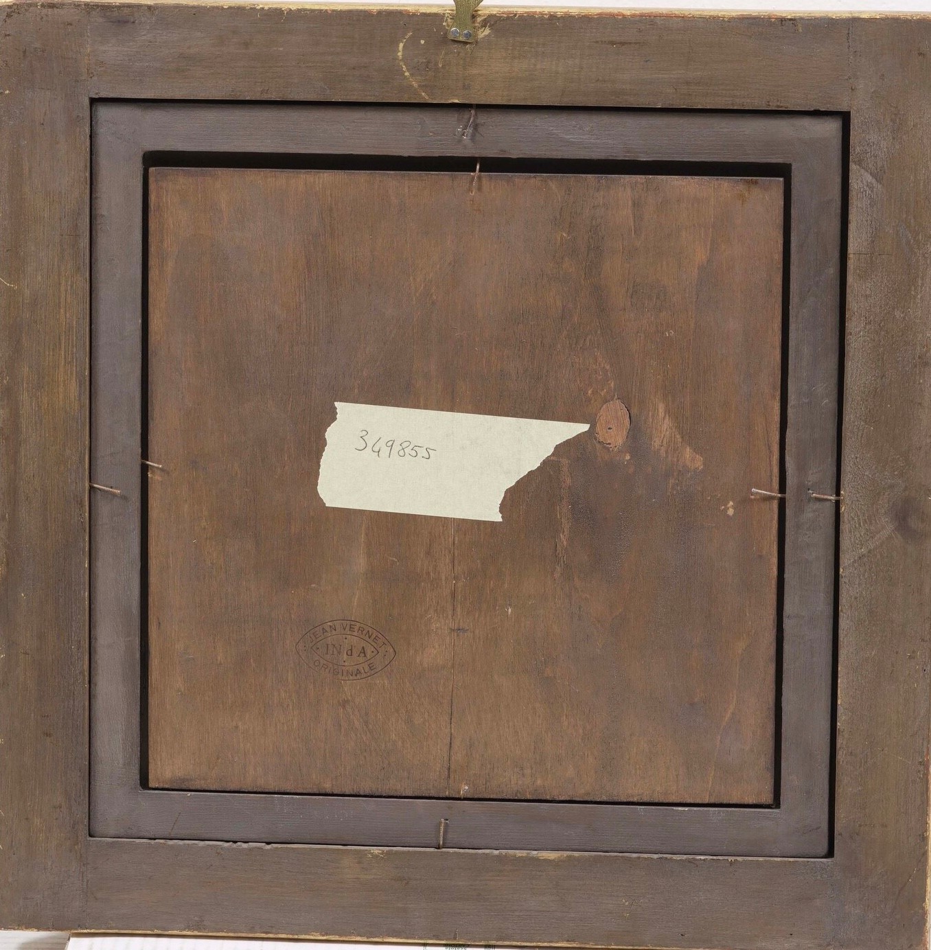 Pittore del XIX-XX secolo, Paesaggio con lavandaie, olio su tavola