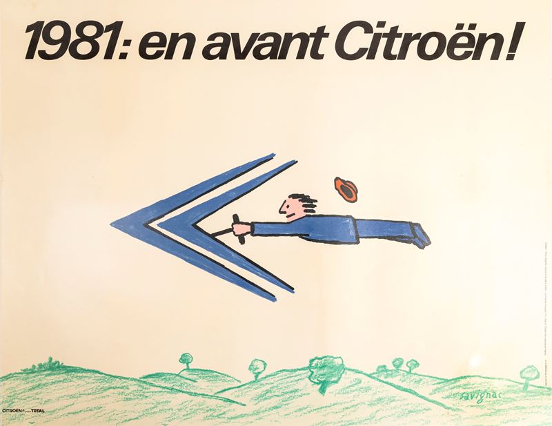 Raymond Savignac : Citroën  - Auction Vintage Posters and Collectibles - Cambi Casa d'Aste