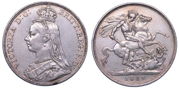REGNO UNITO. VICTORIA, 1837-1901. Crown 1889.