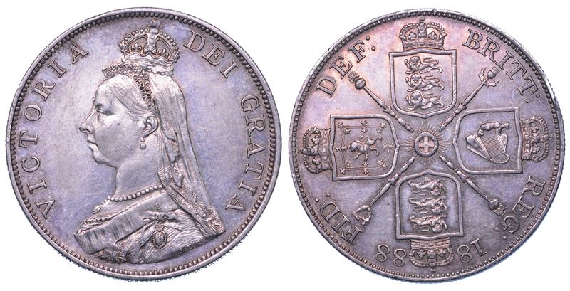 REGNO UNITO. VICTORIA, 1837-1901. Double Florin 1888.  - Asta Numismatica Light - Cambi Casa d'Aste